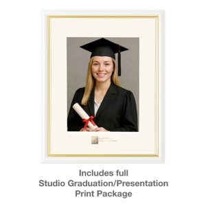 Contemporary White Frame including Full Print Package